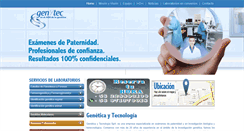 Desktop Screenshot of genytec.cl